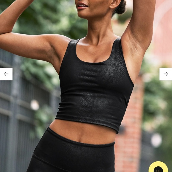 Beyond Yoga Other - Beyond Yoga Sleek Black Sports Bra/tank